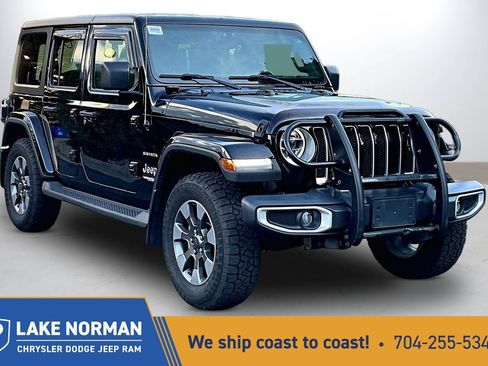 Used 2021 Jeep Wrangler Unlimited Sahara AWD/4WD image 1