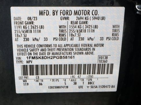 Certified 2023 Ford Explorer XLT image 32