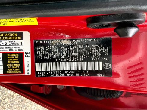 Used 2014 Toyota Camry SE w/ Moonroof Package FWD image 36