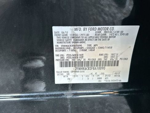 Used 2015 Ford Flex SEL w/ Equipment Group 201A AWD/4WD image 32