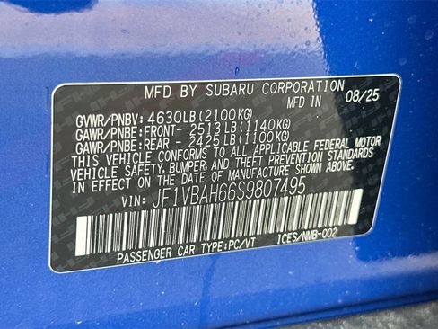 New 2025 Subaru WRX Premium image 35