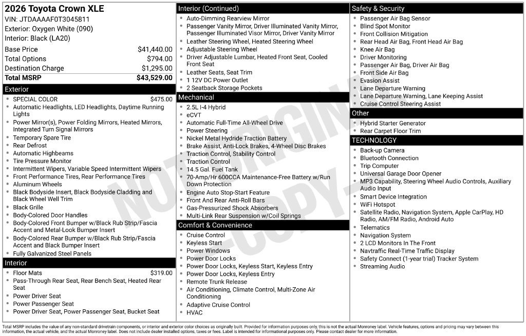 Certified 2026 Toyota Crown AWD/4WD image 23