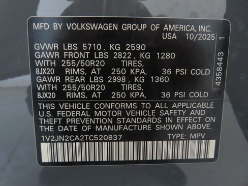 Used 2026 Volkswagen Atlas SE FWD image 29