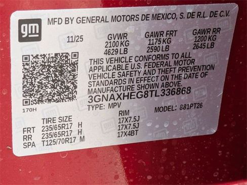 New 2026 Chevrolet Equinox LT w/ Safety and Technology Package image 32