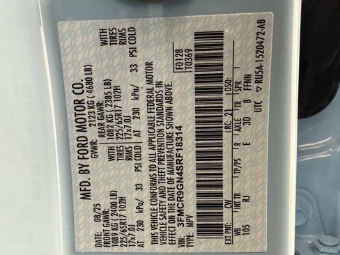 New 2025 Ford Bronco Sport Heritage w/ Convenience Package image 13