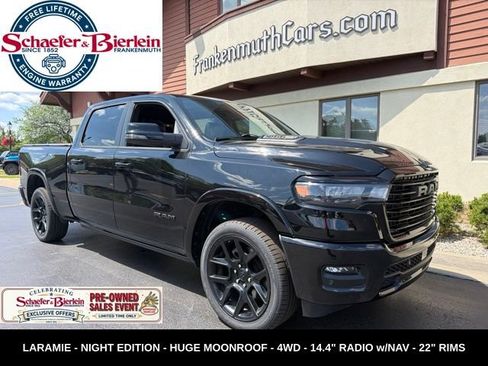 Used 2025 RAM 1500 Laramie w/ Night Edition AWD/4WD image 2