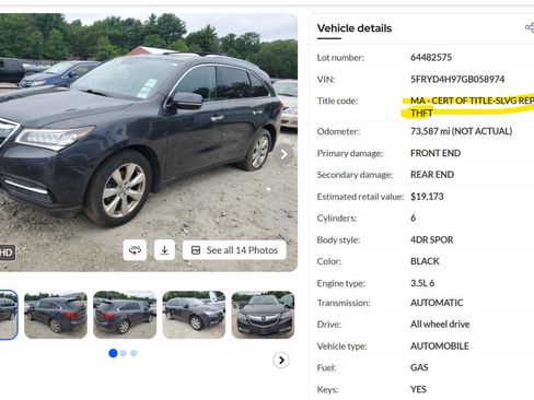 Used 2016 Acura MDX SH-AWD image 53