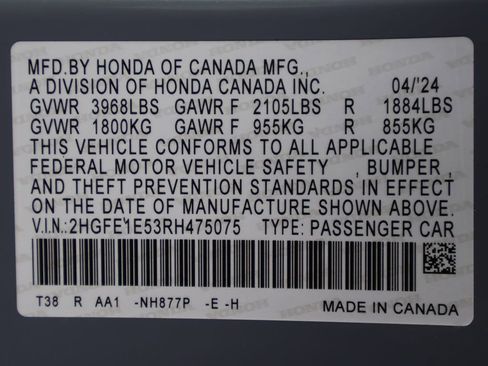 Used 2024 Honda Civic Si image 40