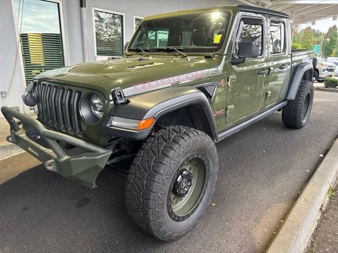 Used 2021 Jeep Gladiator Rubicon w/ LED Lighting Group AWD/4WD image 1