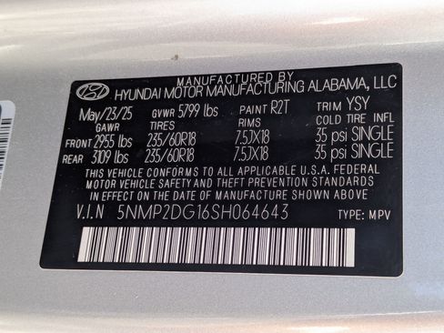 Certified 2025 Hyundai Santa Fe SEL AWD/4WD image 37