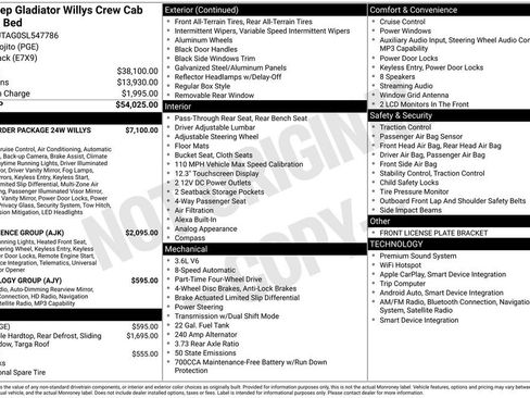 New 2025 Jeep Gladiator Willys image 46