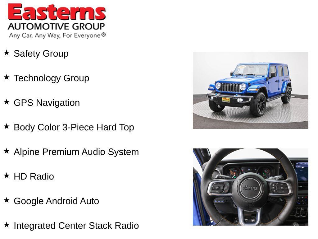 Used 2024 Jeep Wrangler Unlimited Sahara w/ Technology Group AWD/4WD image 13