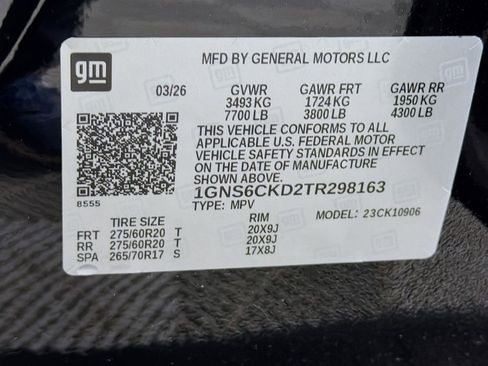 New 2026 Chevrolet Suburban LT image 34