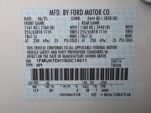 New 2025 Ford Explorer Active image 17