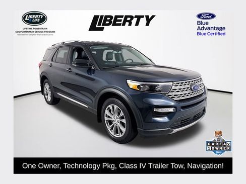 Certified 2023 Ford Explorer Limited w/ Limited Technology Package image 1