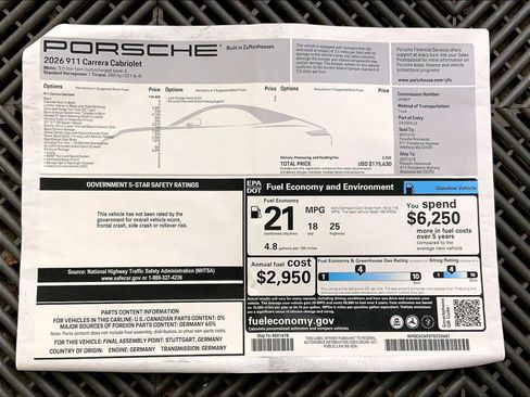 New 2026 Porsche 911 Carrera RWD image 22