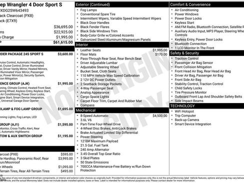 New 2025 Jeep Wrangler Unlimited Sport AWD/4WD image 28
