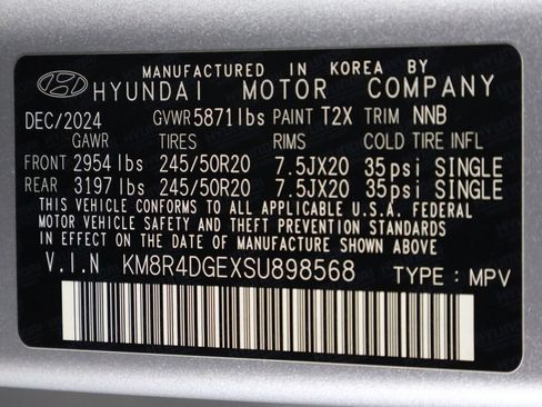 Certified 2025 Hyundai Palisade SEL AWD/4WD image 56