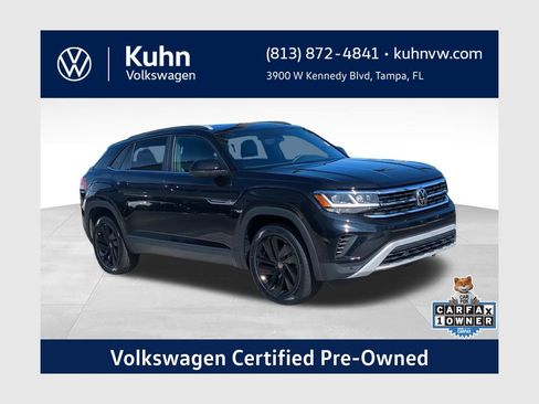 Certified 2022 Volkswagen Atlas Cross Sport SE AWD/4WD image 1