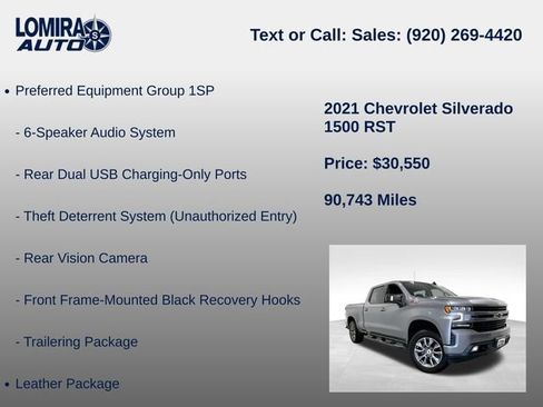 Used 2021 Chevrolet Silverado 1500 RST w/ All Star Edition Plus AWD/4WD image 33