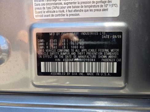 Used 2010 Subaru Legacy 2.5GT Limited w/ Popular Equipment Group 1A AWD/4WD image 15