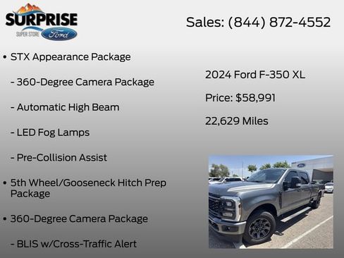 Used 2024 Ford F350 XL w/ STX Appearance Package AWD/4WD image 11