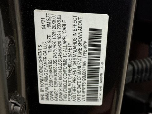 Used 2021 Honda Pilot Special Edition image 10