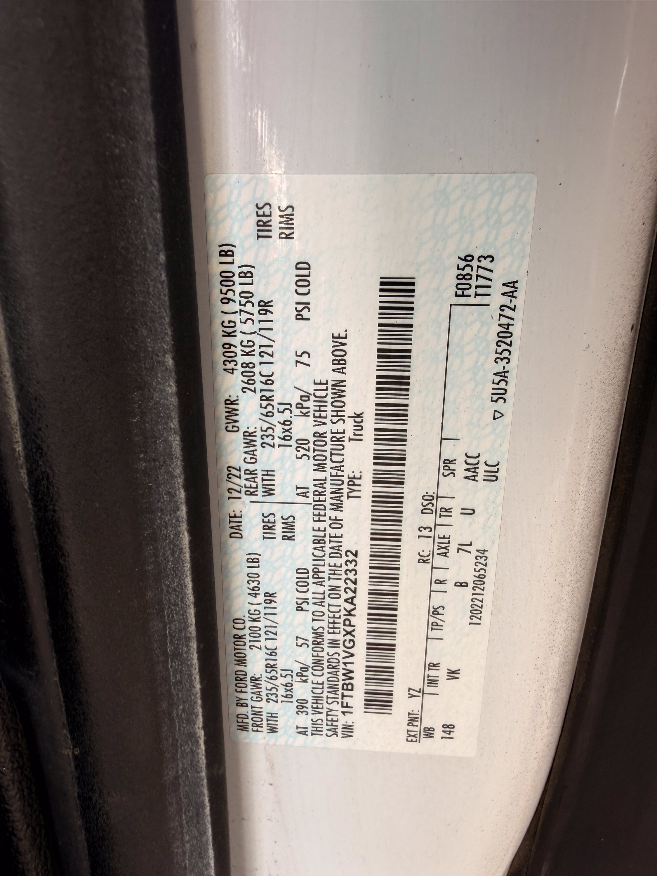 Used 2023 Ford Transit 350 148 High Roof w/ Exterior Upgrade Package RWD image 35