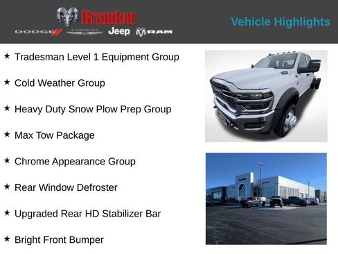 New 2026 RAM 5500 Tradesman w/ Chrome Appearance Group AWD/4WD image 2