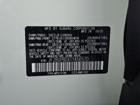 New 2026 Subaru Outback Premium image 18