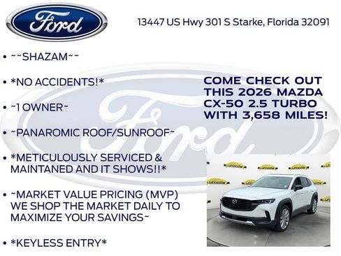 Used 2026 MAZDA CX-50 AWD 2.5 S w/ Weather Package image 5