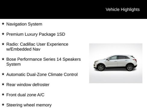 Certified 2022 Cadillac XT5 Premium Luxury w/ LPO, Floor Liner Package image 8