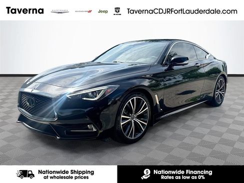Used 2022 INFINITI Q60 3.0t Luxe w/ Essential Package RWD image 1