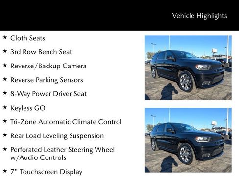 Used 2019 Dodge Durango GT w/ Trailer Tow Group IV image 32