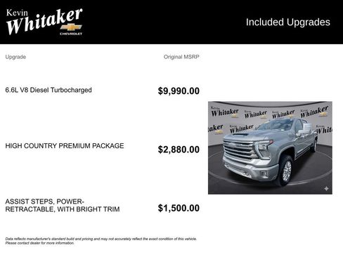 Certified 2025 Chevrolet Silverado 2500 High Country w/ High Country Premium Package AWD/4WD image 36