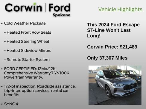 Used 2024 Ford Escape ST-Line image 6