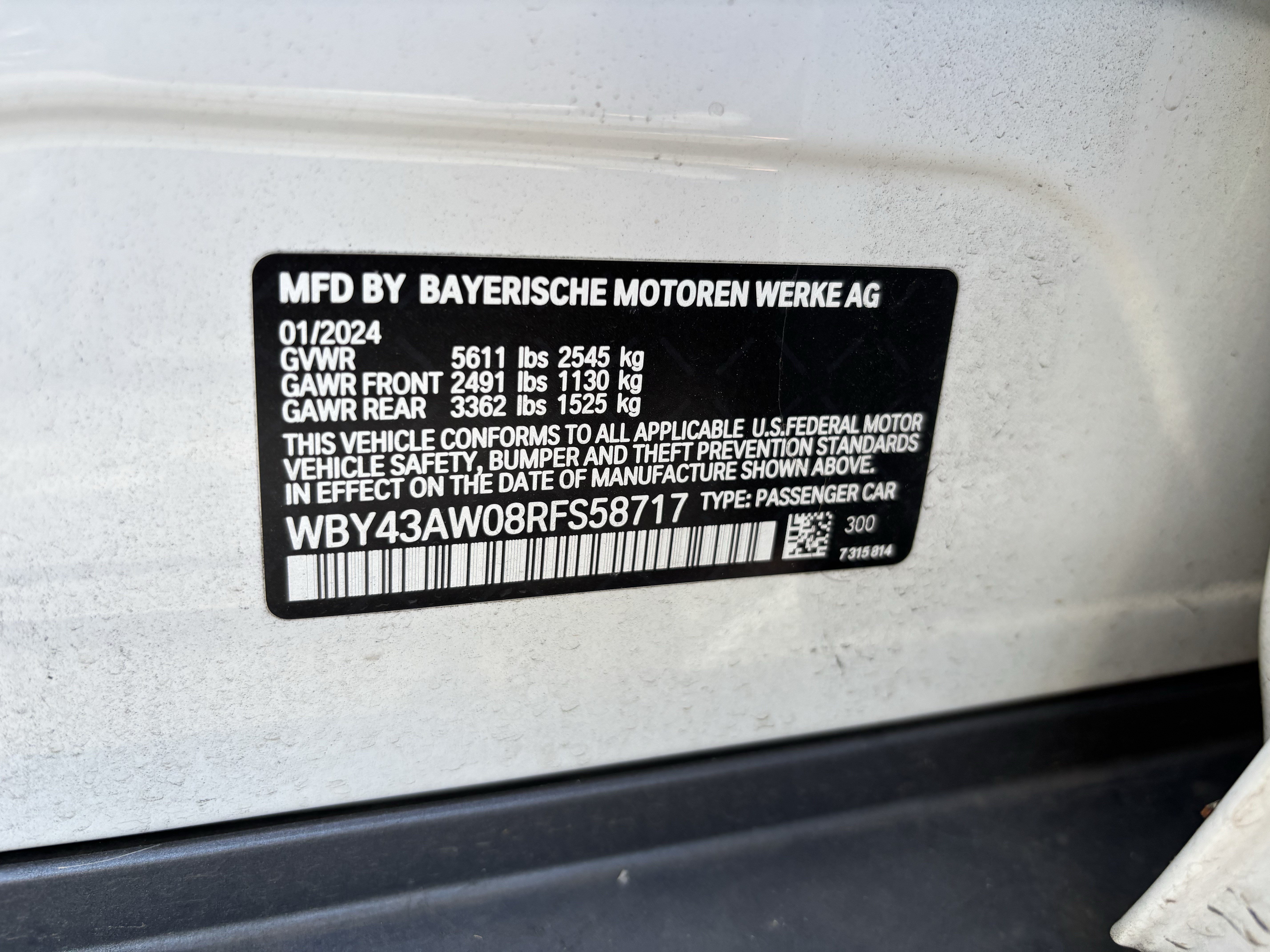 Certified 2024 BMW i4 eDrive35 w/ Convenience Package RWD image 37