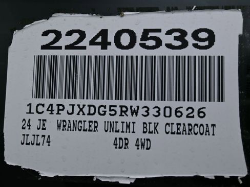 New 2024 Jeep Wrangler Sport image 11