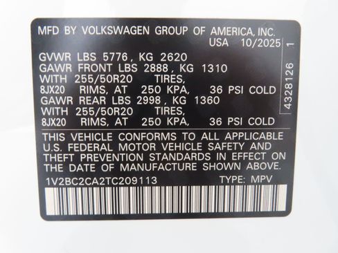 New 2026 Volkswagen Atlas Cross Sport SEL AWD/4WD image 30