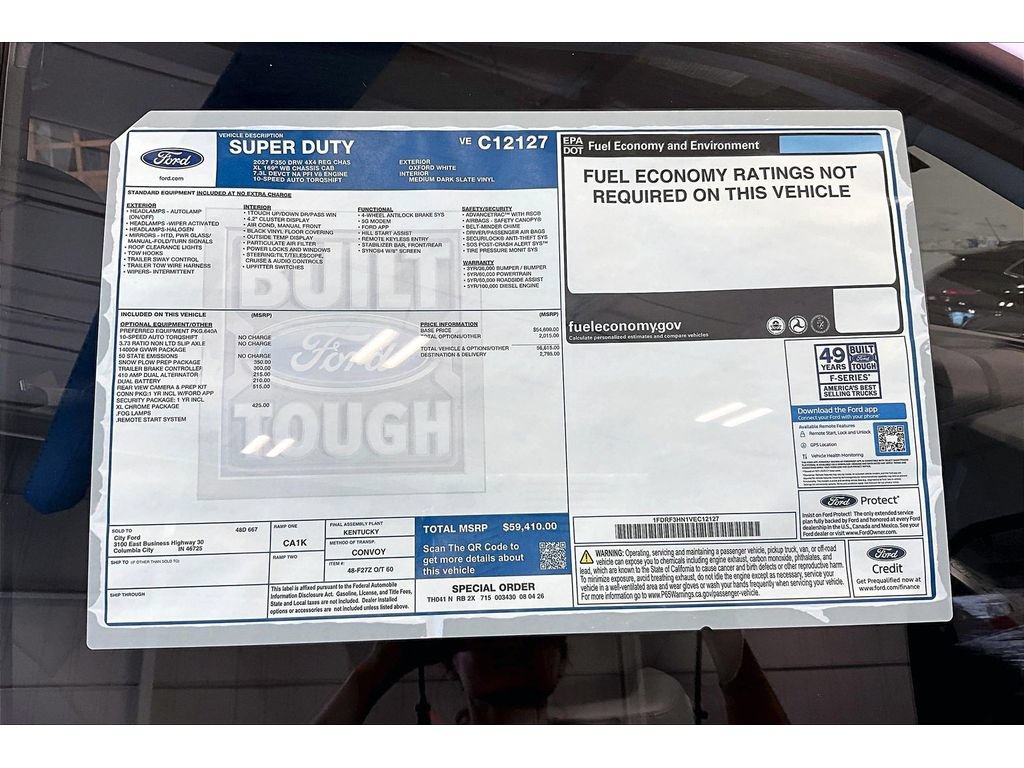 New 2027 Ford F350 XL w/ XL Chrome Package AWD/4WD image 14
