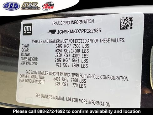 Used 2023 Chevrolet Tahoe LS w/ Driver Alert Package AWD/4WD image 22