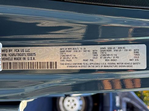 New 2026 Jeep Gladiator Rubicon w/ Safety Group image 35