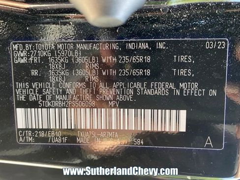 Used 2023 Toyota Highlander XLE image 51