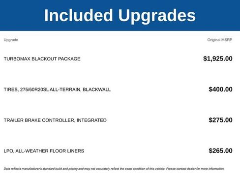 New 2026 Chevrolet Silverado 1500 Custom w/ Turbomax Blackout Package image 5