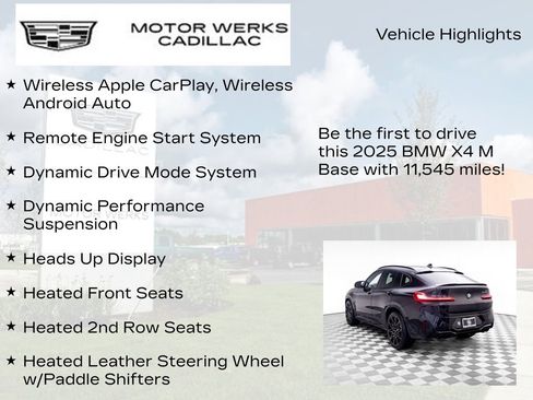 Used 2025 BMW X4 M w/ Competition Package AWD/4WD image 13