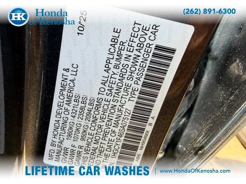 Certified 2025 Honda Accord SE image 4