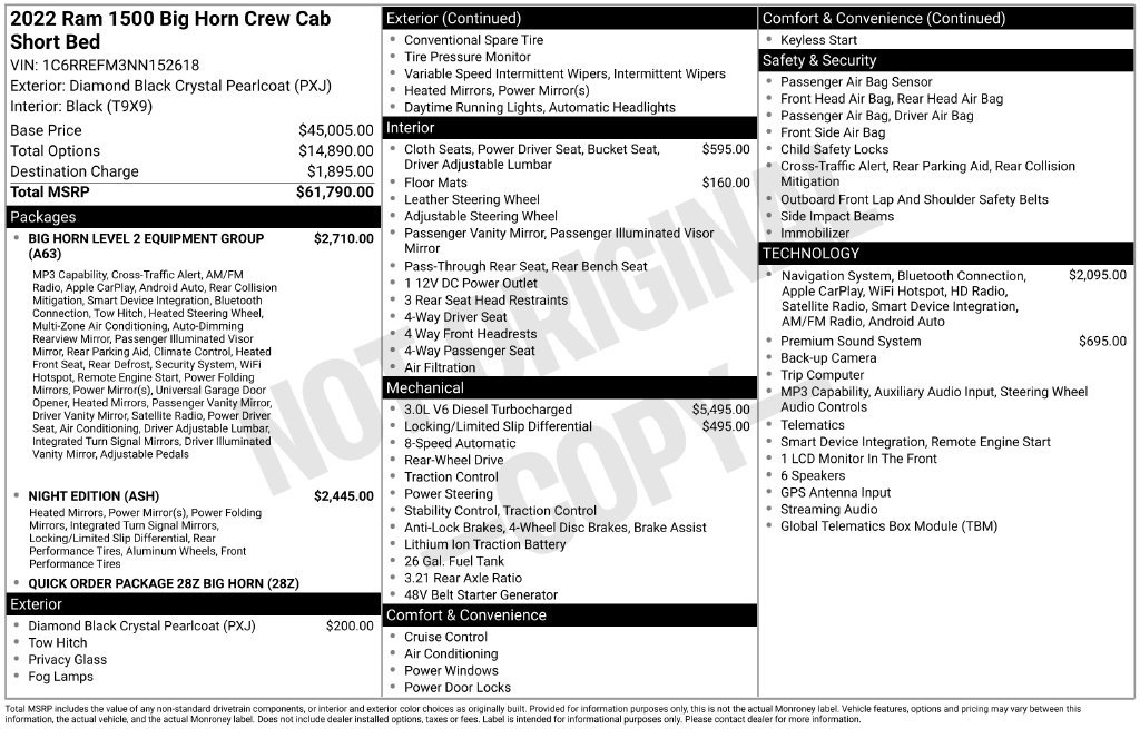 Used 2022 RAM 1500 Big Horn RWD image 40