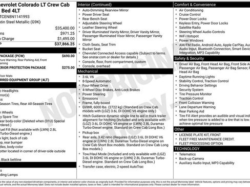 Used 2022 Chevrolet Colorado LT w/ Safety Package AWD/4WD image 6