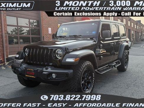 Used 2021 Jeep Wrangler Unlimited Sport AWD/4WD image 1