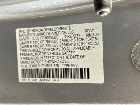 Used 2022 Honda Odyssey EX-L image 30
